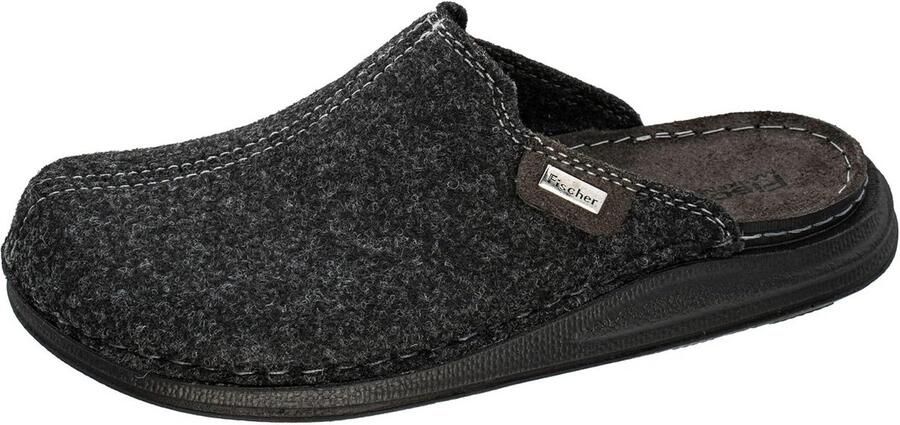 Comfortabele Heren Pantoffels van Vilt met Antislipzool