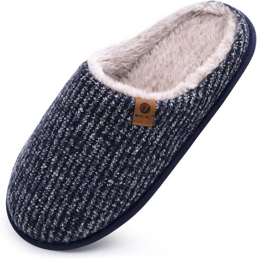 Comfortabele Heren Pantoffels van Vilt met Antislipzool Indoor & Outdoor