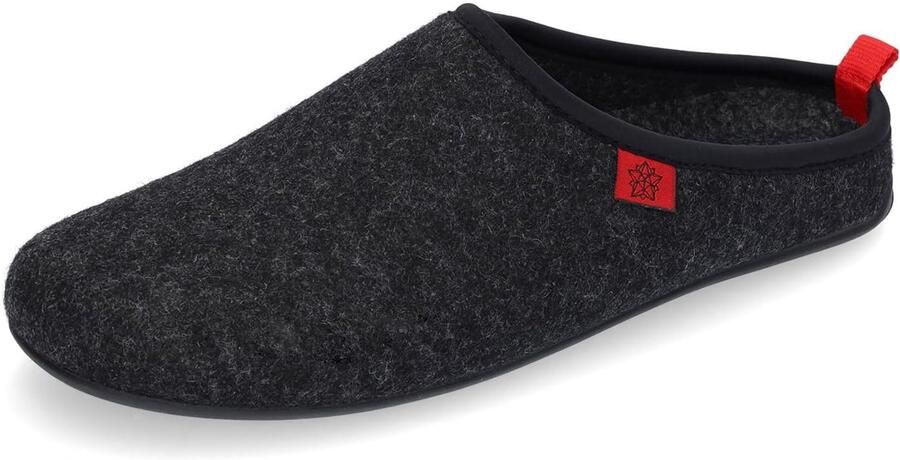 Comfortabele Heren Pantoffels Wol & Vilt Antislip Zool