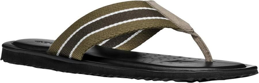 Comfortabele Heren Sandaal Ademend Leder Zomer Slide