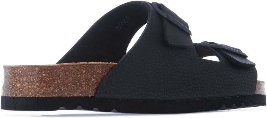 Comfortabele Heren Sandaal Met Voetbed Bruin Synthetisch