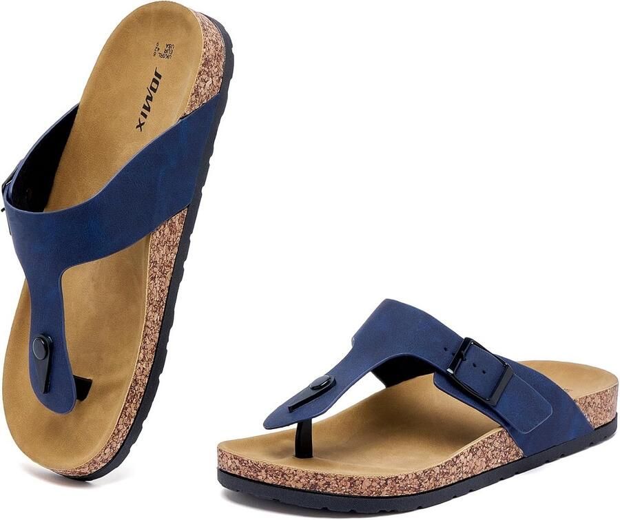 Comfortabele Heren Sandalen met Verstelbare Gesp Antislip Zomerschoenen voor Strand en Zwembad