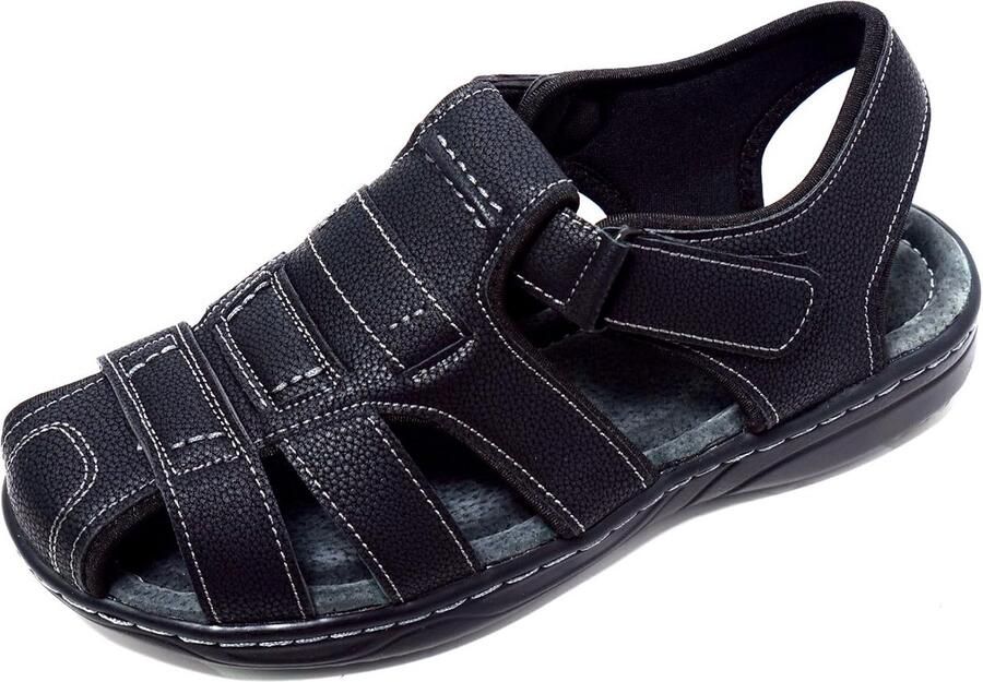 Comfortabele Heren Sandalen Verstelbare Wandelsandalen voor Zomer en Buitenactiviteiten