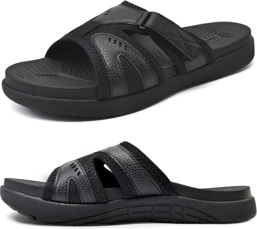 Comfortabele Heren Sandalen voor Hielpijn met Uitstekende Zachte Ondersteuning