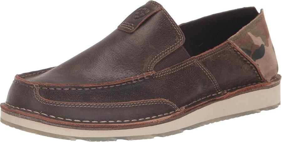 Comfortabele Heren Slip-On Schoenen Casual Vrijetijdsschoen Leder