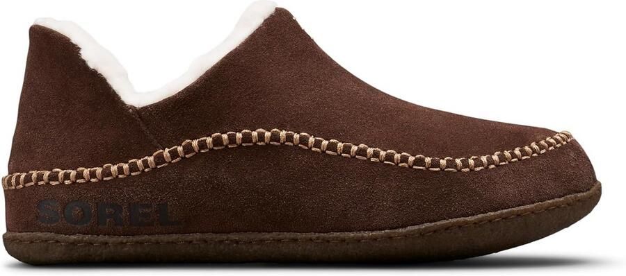 Comfortabele Heren Slipper Boot met Suède en Bontvoering voor Binnen en Buiten