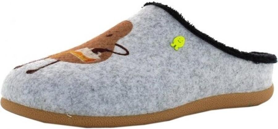 Comfortabele heren slipper pantoffels van gerecycled materiaal
