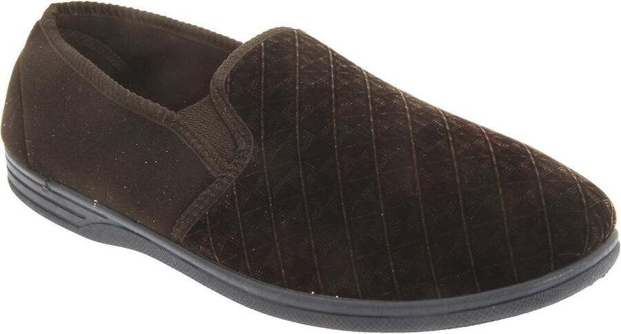 Comfortabele Heren Slippers met Diamant Patroon