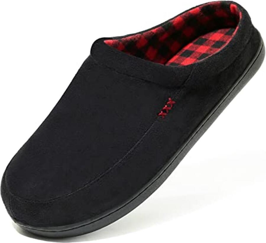 Comfortabele Heren Slippers met Geheugen Foam en Antislip Rubber Zool