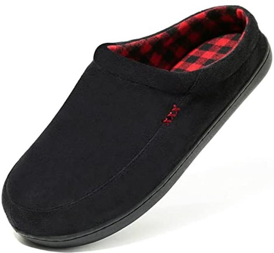 Comfortabele Heren Slippers met Geheugen Foam en Antislip Rubber Zool