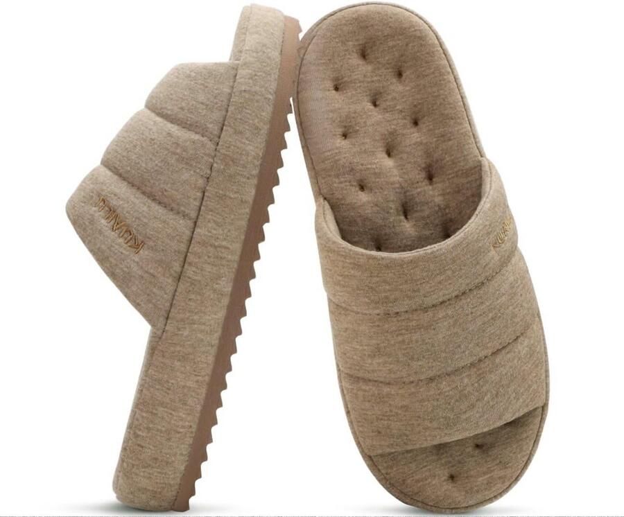 Comfortabele Heren Slippers met Memory Foam Lichte Sandalen voor Binnen en Buiten
