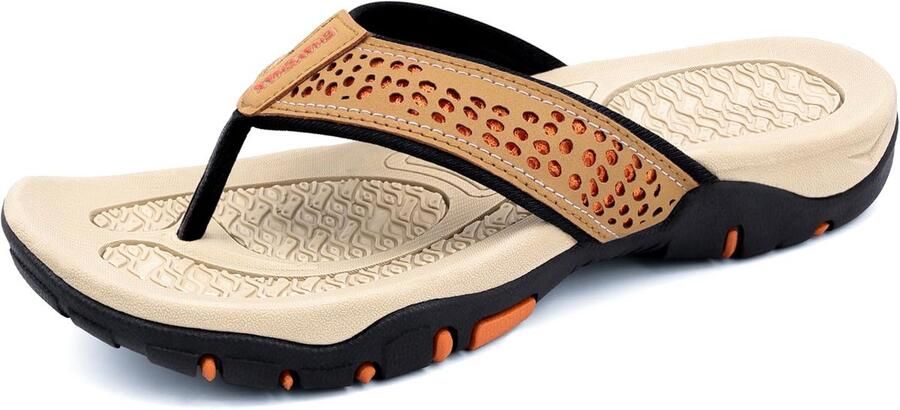 Comfortabele Heren Slippers Met Ondersteunende Zool Antislip Strand- en Zwembadsandalen