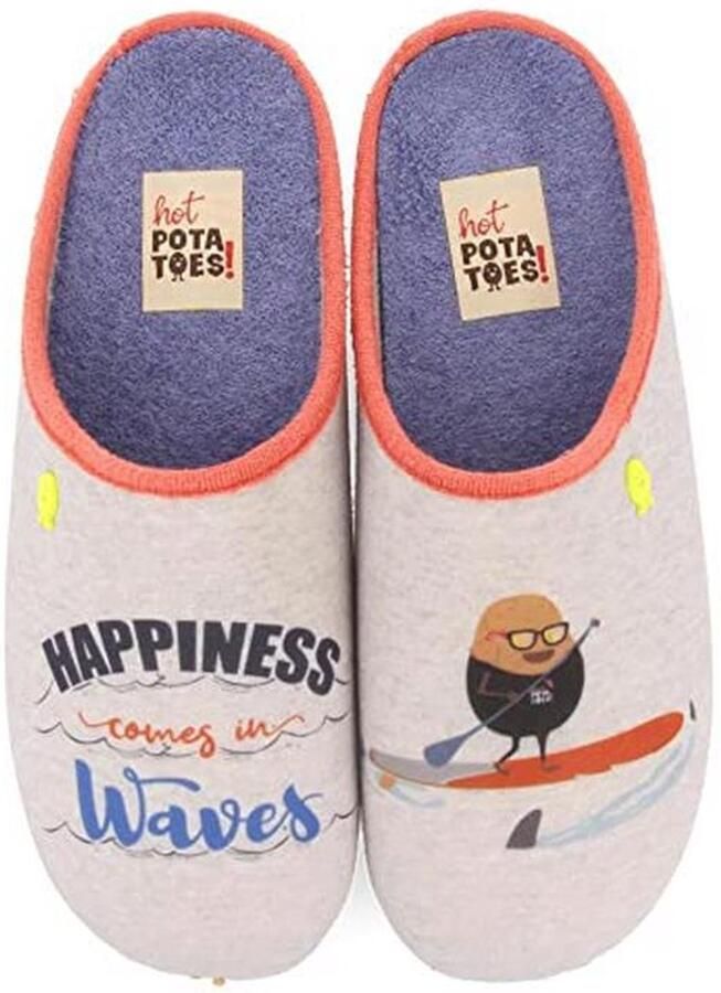 Comfortabele Heren Slippers met Zachte Badstof en Ademend Design