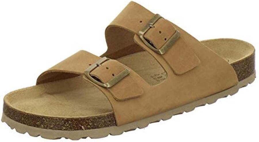 Comfortabele Heren Slippers van Leer Ideaal als Pantoffels of Werkschoenen