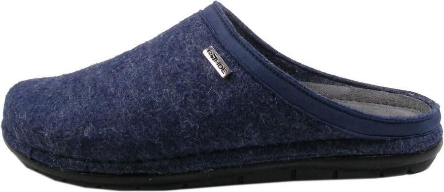 Comfortabele Heren Slippers van Vilt met Traagschuim Voetbed