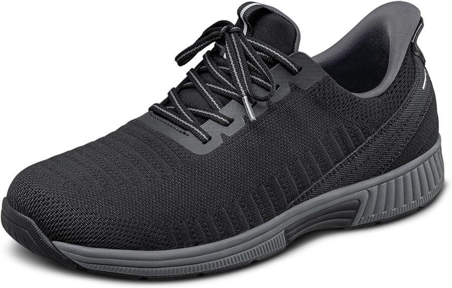 Heren Orthopedische Sneakers Gebreid Handsfree Gemakkelijk Aan en Uit