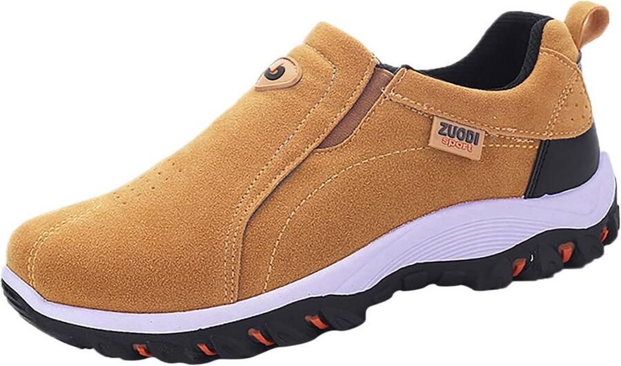 Comfortabele Heren Sneakers Ronde Neus Wandelschoenen