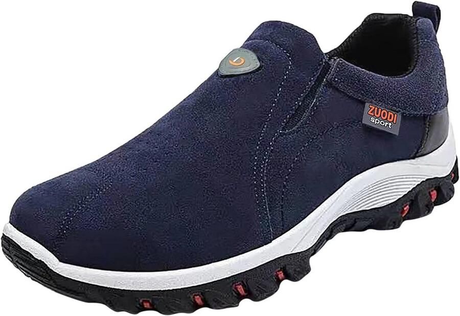 Comfortabele Heren Sneakers met Ronde Neus Casual en Stijlvolle Loopschoenen