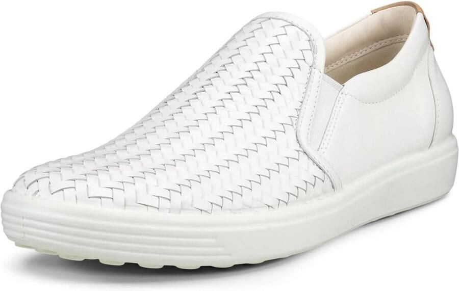 Dames Slip-On Sneakers met Geweven Details en Comfortabele Zool