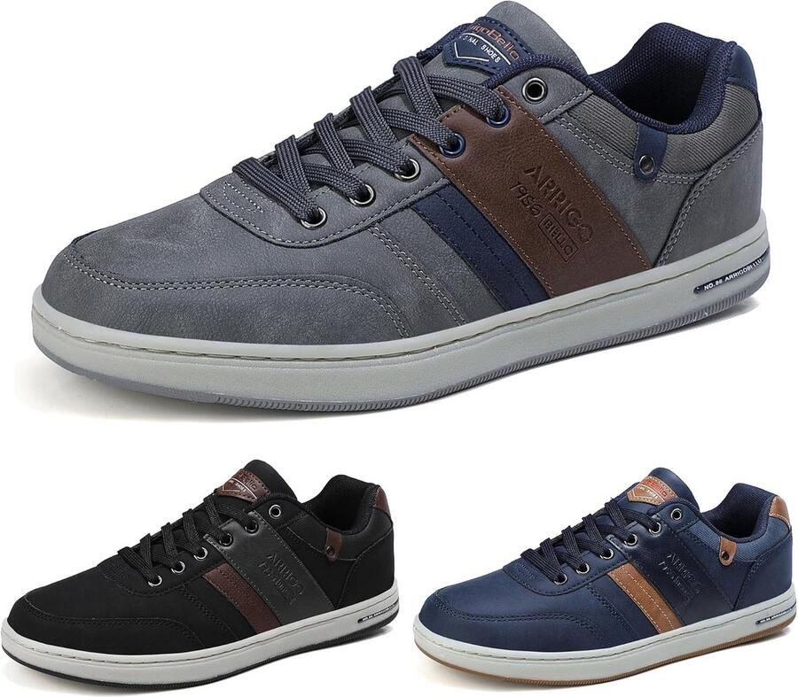 Comfortabele Heren Sneakers voor Wandelen en Dagelijks Gebruik Ademend en Lichtgewicht Sportschoenen