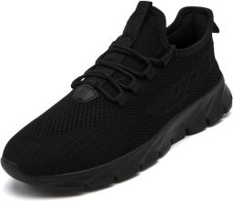 Comfortabele Heren Sneakers Zomer Wandelschoenen Lichtgewicht Ademend Slip-on Gymschoenen