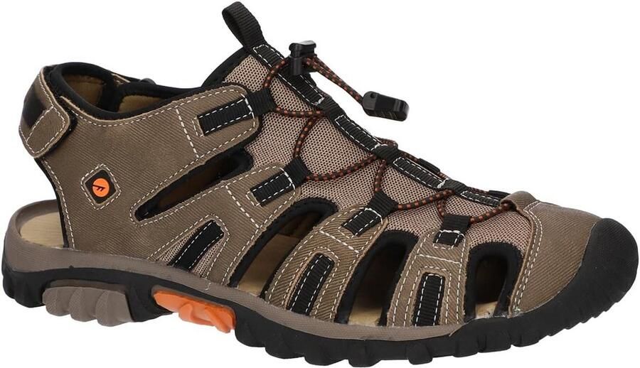 Comfortabele Heren Sportsandalen Synthetisch Bovenwerk en Goede Grip