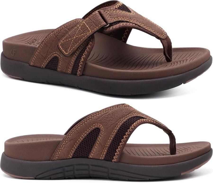 Comfortabele Teenslippers voor Heren met Stevige Voetboogondersteuning