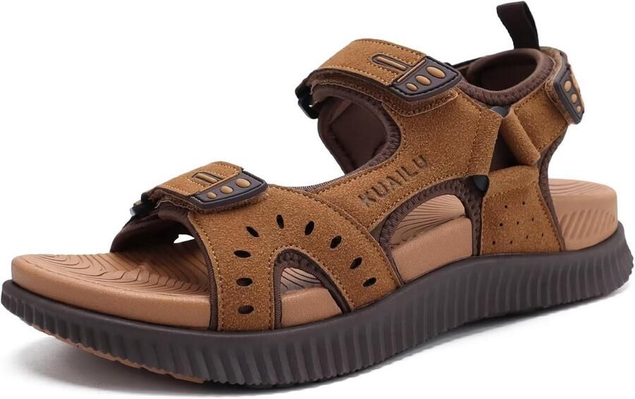 Comfortabele Heren Wandelsandalen met Voetboogondersteuning voor Zomer en Buitenactiviteiten