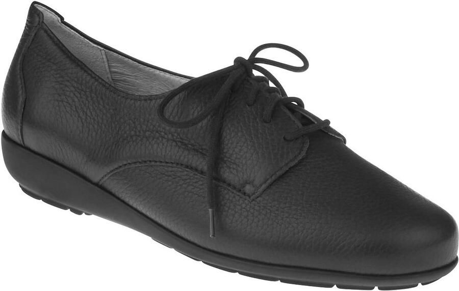 Comfortabele Wisselzool Veterschoenen van Echt Hertenleer Breedte H voor Hallux Valgus