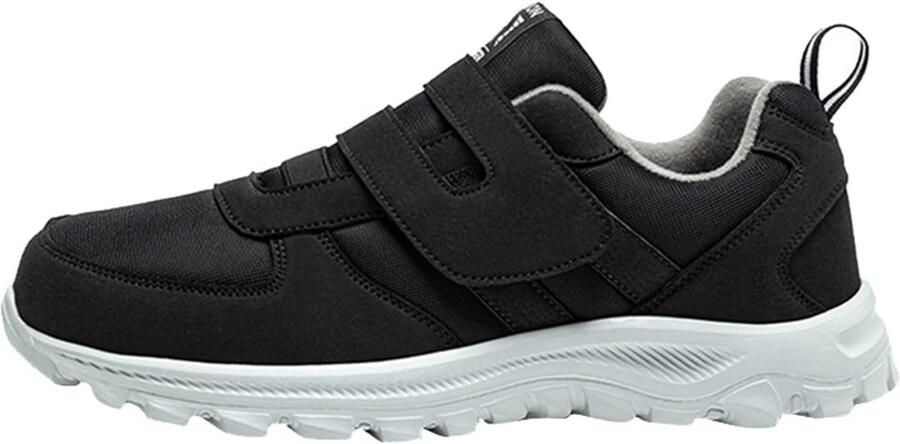 Comfortabele Herensneakers met Klittenband Lichtgewicht Antislip en Ideaal voor Wandelen Rood
