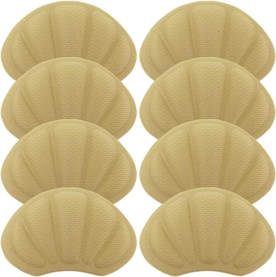 Comfortabele hielkussens 4 paar zelfklevende antislip schoenpads voor en ideaal voor blarenbescherming en het verbeteren van pasvorm in te grote schoenen