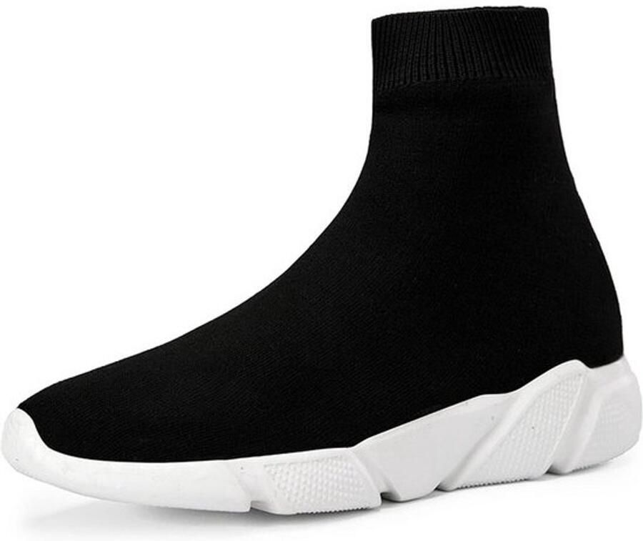 Comfortabele Hoge Top Sneakers voor en Ade d Mesh en Flexibele Zool
