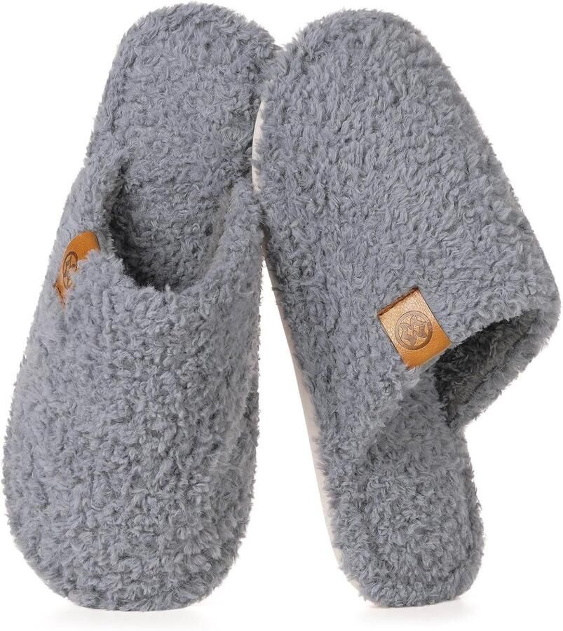 Comfortabele Huispantoffels met Traagschuim Binnenzool Antislip Sloffen voor en