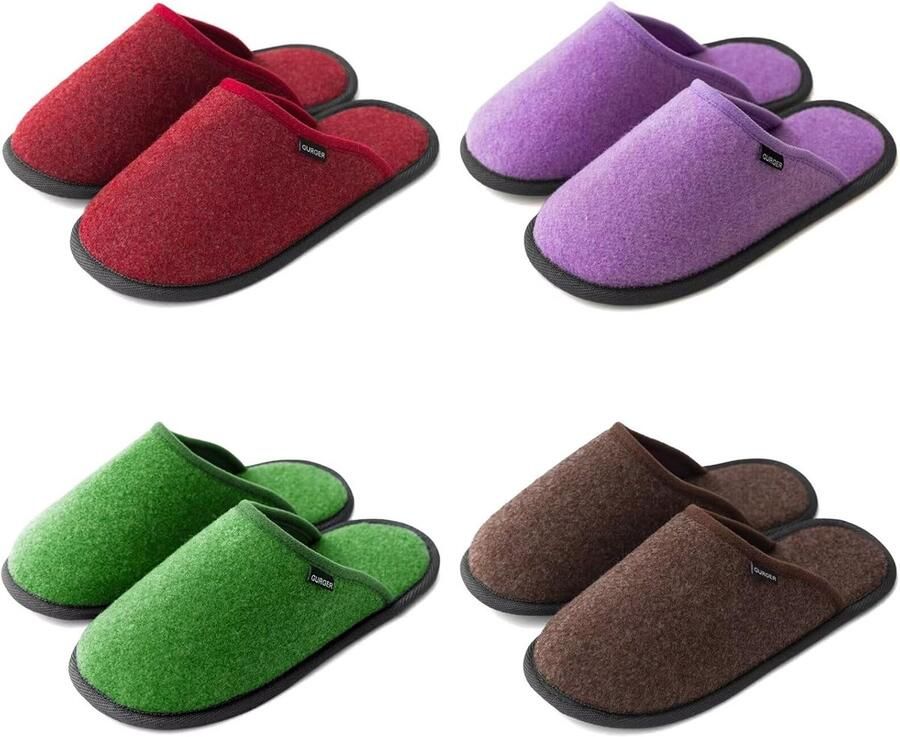 Comfortabele Huisslippers en Wasbaar met Antislipzool voor Thuis en Reizen