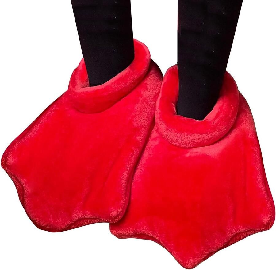 Comfortabele huisslippers met eendenvoetjes voor en ideaal voor binnengebruik en ontspanning