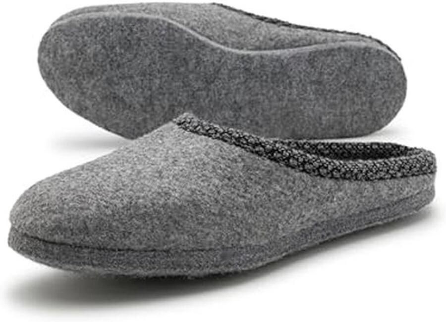 Comfortabele Huisslippers met Vilt Zolen Warme en Ade d Unisex Slippers