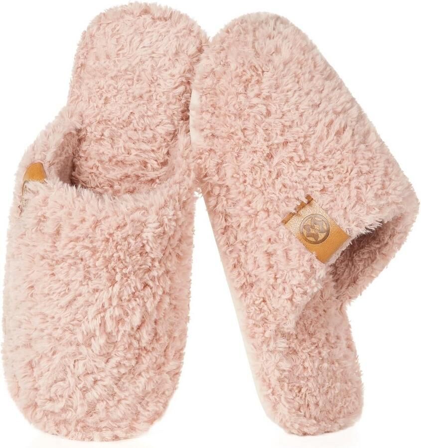 Comfortabele Instap Pantoffels met Traagschuim voor en Warm en Antislip