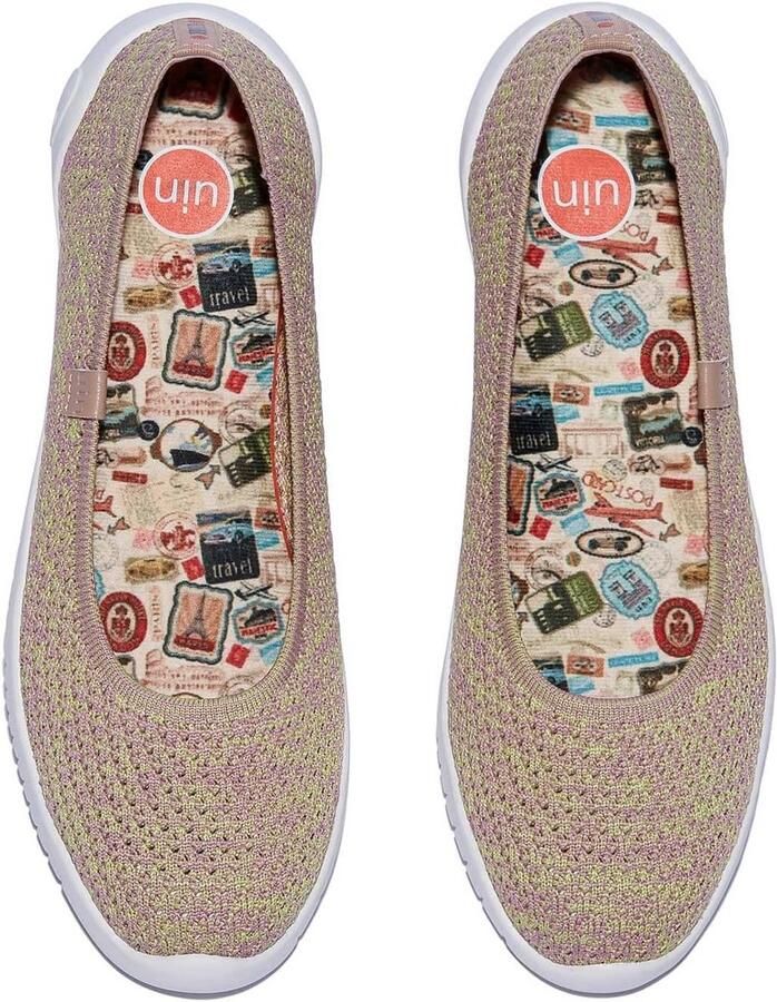 Comfortabele Instappers en Lichte Geschilderde Pantoffels voor Binnen en Reizen