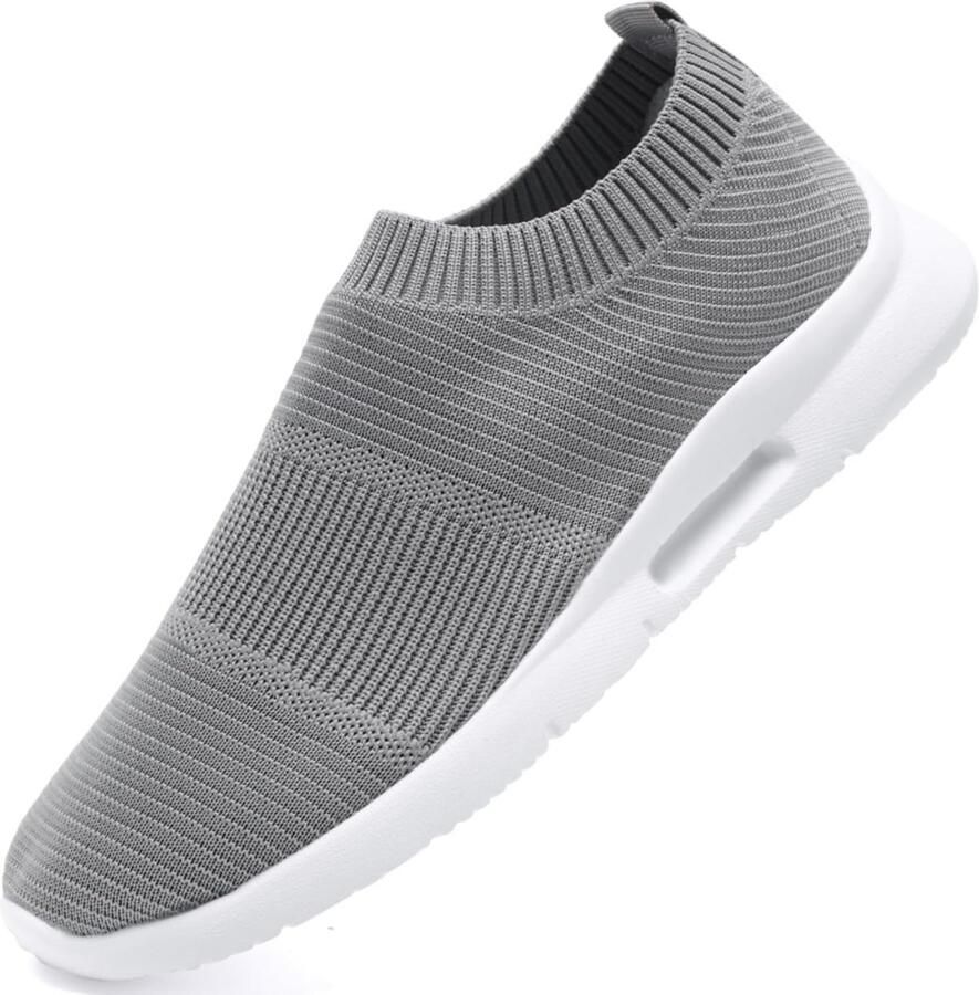 Comfortabele Instappers Heren: Lichte Ademende Sportschoenen & Wandelsneakers