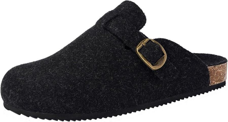 Comfortabele Zomer en Winter Slippers met Kurken Voetbed