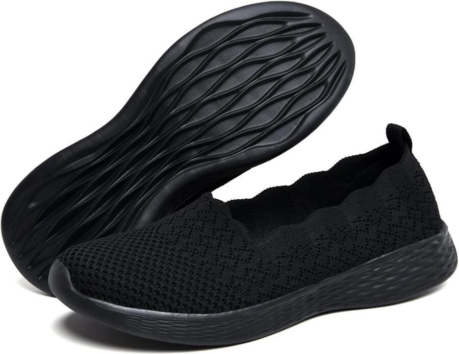 Comfortabele Instapschoenen voor Dames Ademende Mesh Ballerina Sneakers