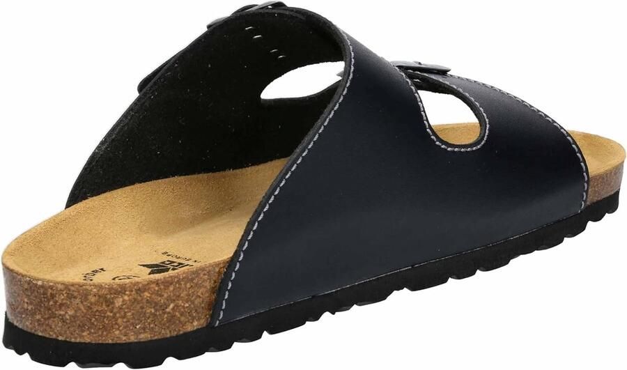 Comfortabele Instapschoenen voor Heren met Kurkvoetbed en Verstelbare Gespen