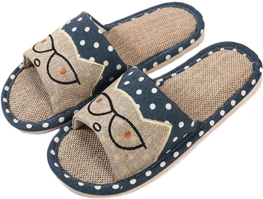 Comfortabele Japanse Linnen Pantoffels voor en Antislip & Ade d