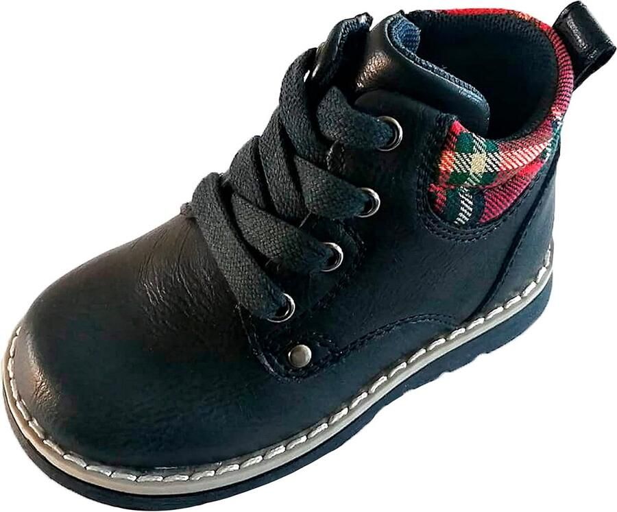 Comfortabele Jongens Enkellaarzen met Ritssluiting en Verstelbare Bandjes