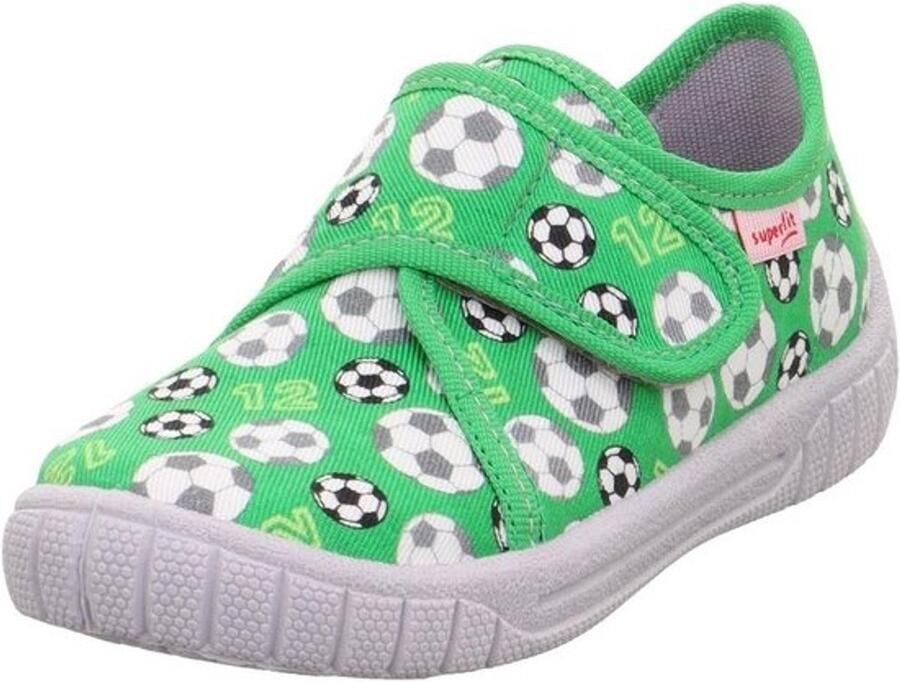 Comfortabele Jongens Pantoffels Voetbal Thema Antislip Binnenbakschoenen
