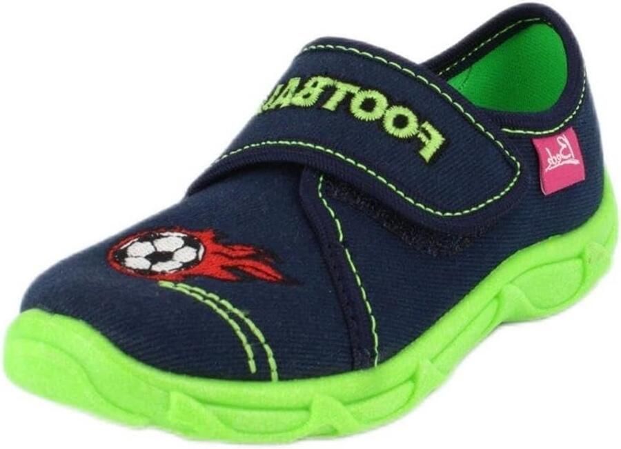 Comfortabele Jongens Pantoffels met Klittenbandsluiting Flexibele Zool