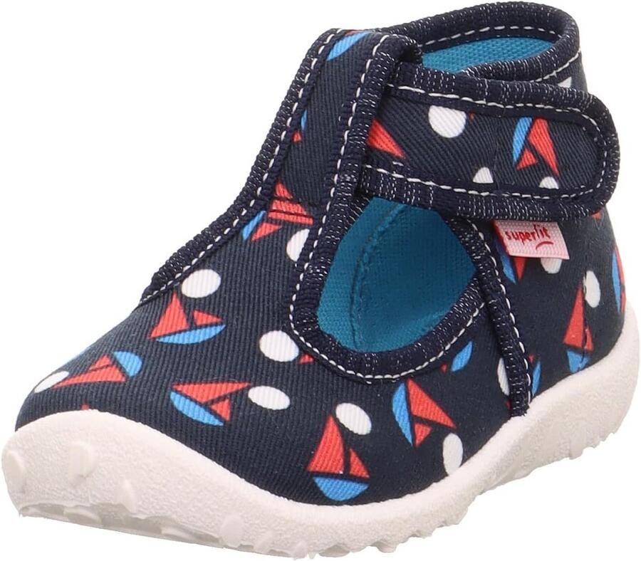 Comfortabele jongens pantoffels met stippen Zachte huisschoenen