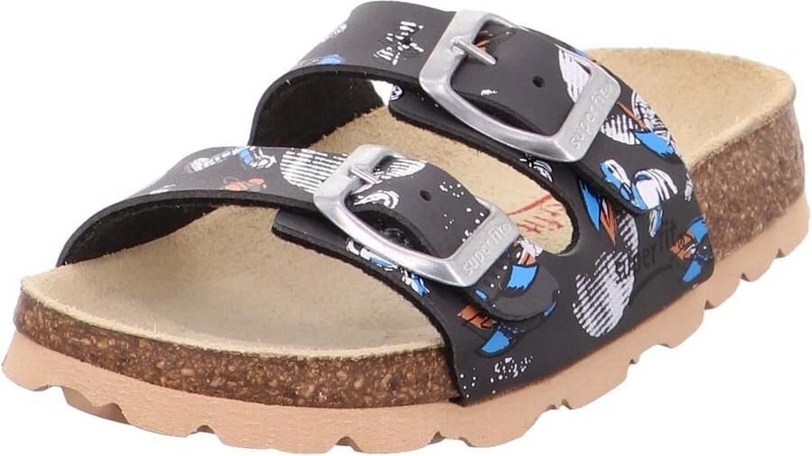 Comfortabele Jongens Pantoffels met Voetbed Blauw