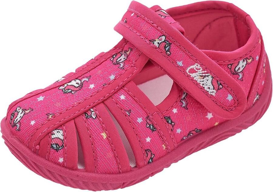 Comfortabele Jongens Sandaal met Klittenbandsluiting Kinderschoen voor Binnen en Buiten