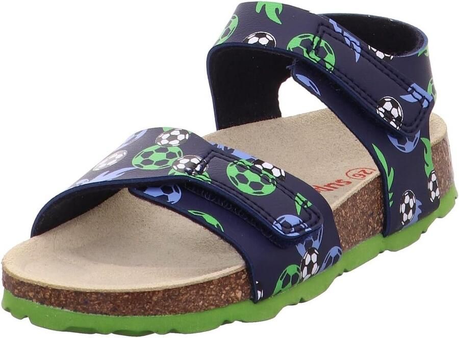 Comfortabele jongens sandalen met voetbed voor binnenshuis